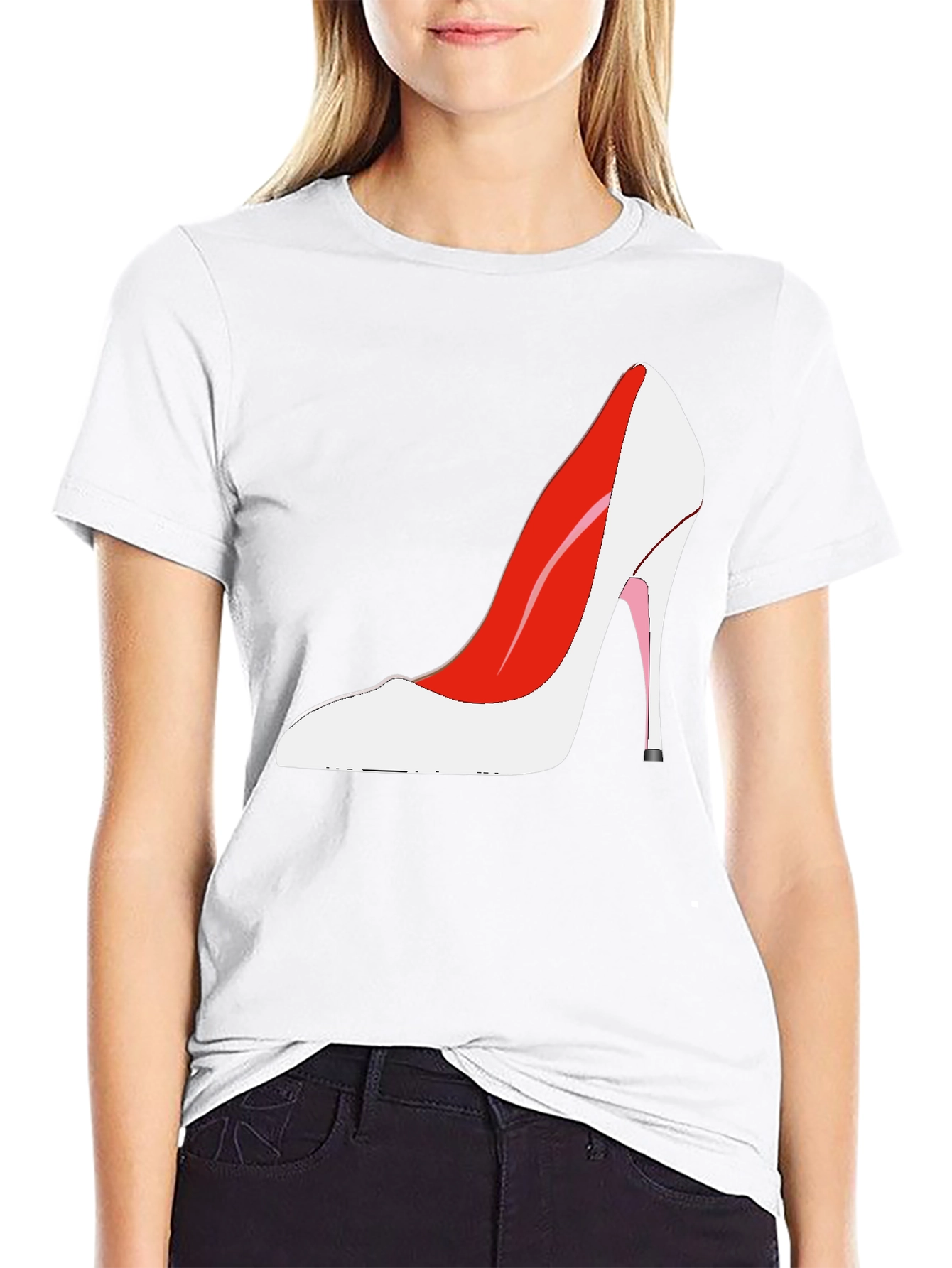 Shoe Graphic Tee - Stylish Fashion Statement