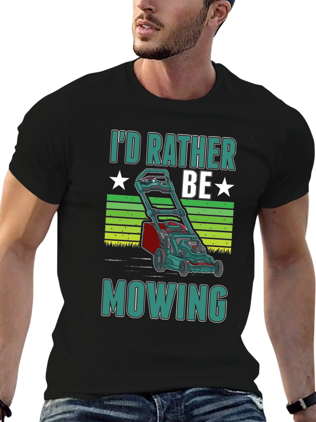 Id Rather Be Mowing T-Shirt