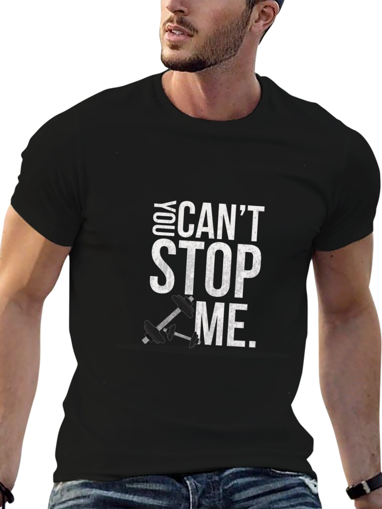 Motivational Gym T-Shirt - You Cant Stop Me