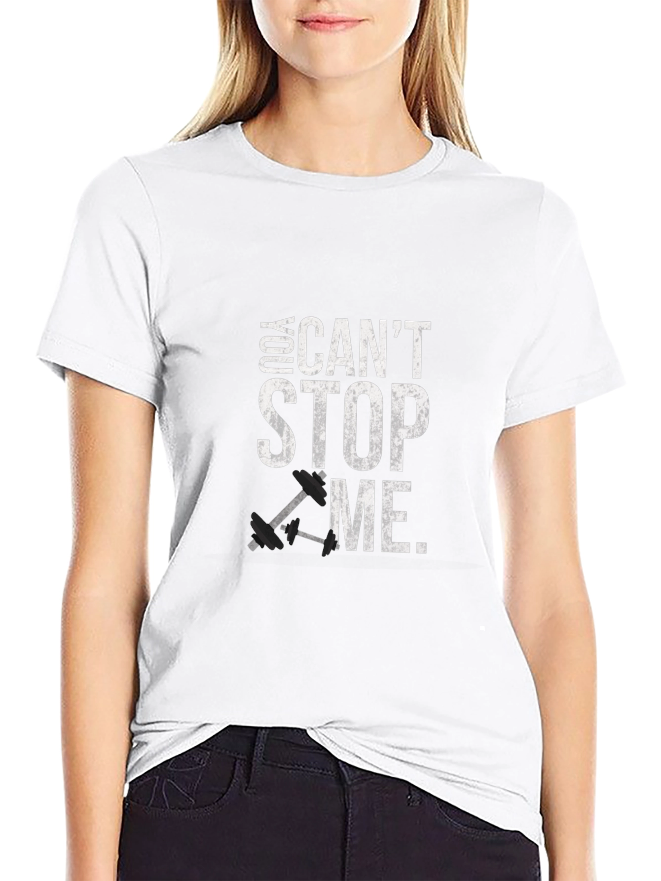 Motivational Gym T-Shirt - You Cant Stop Me