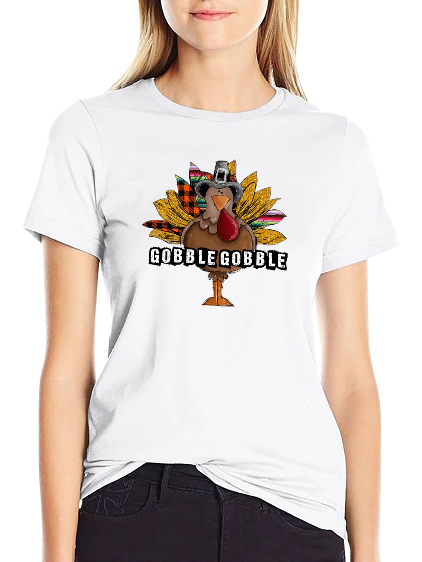 Gobble Gobble Thanksgiving Turkey T-Shirt
