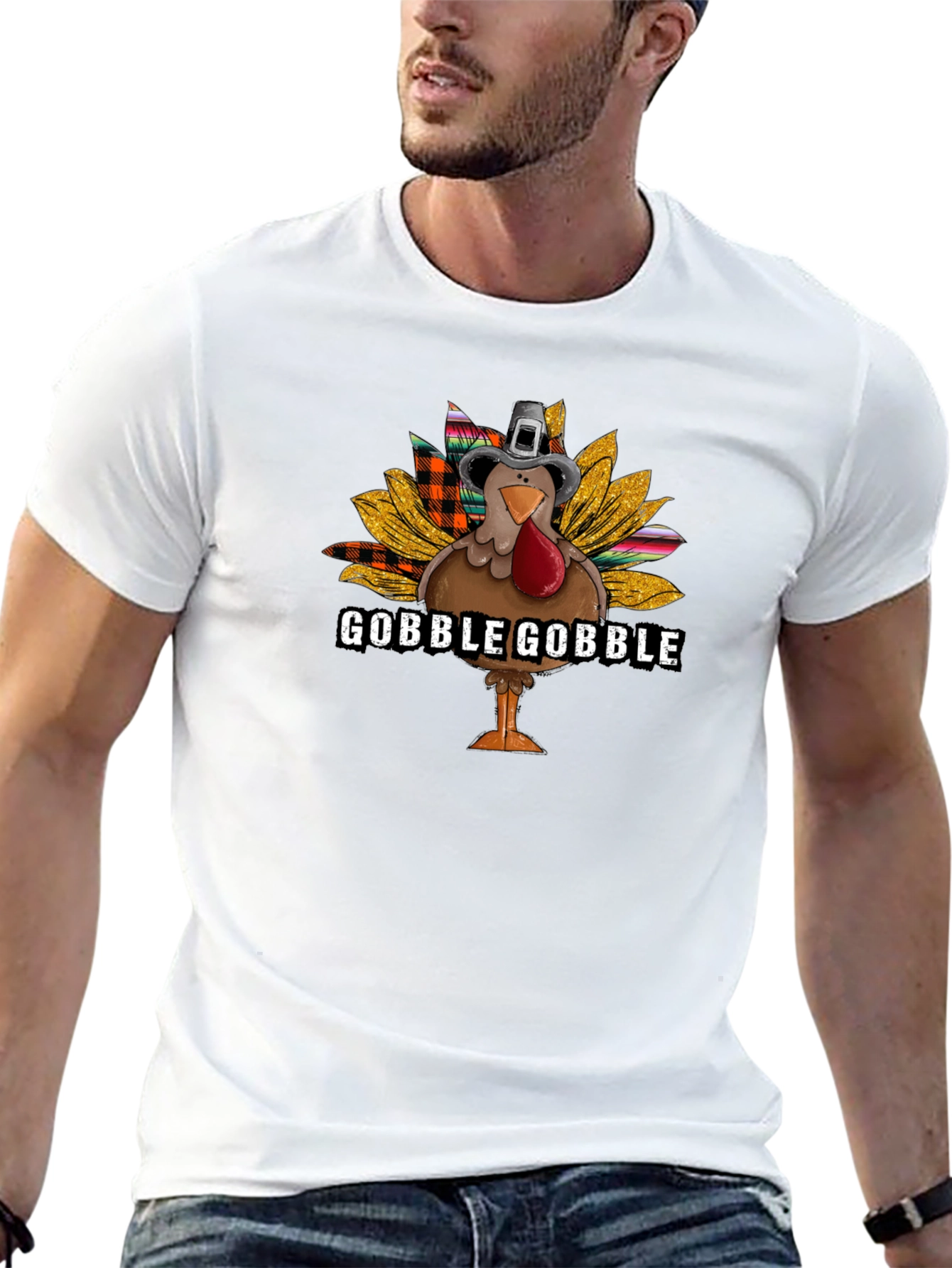 Gobble Gobble Thanksgiving Turkey T-Shirt