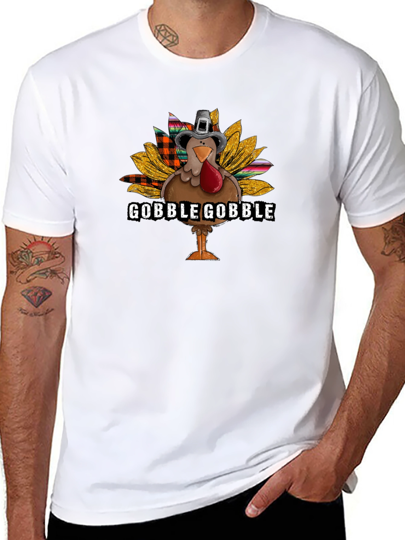 Gobble Gobble Thanksgiving Turkey T-Shirt