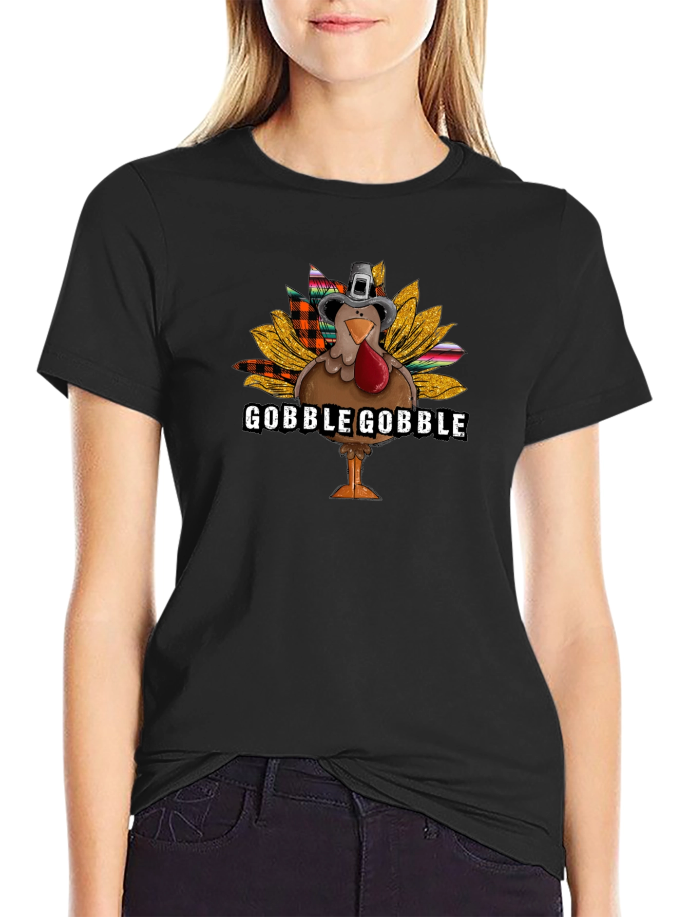 Gobble Gobble Thanksgiving Turkey T-Shirt