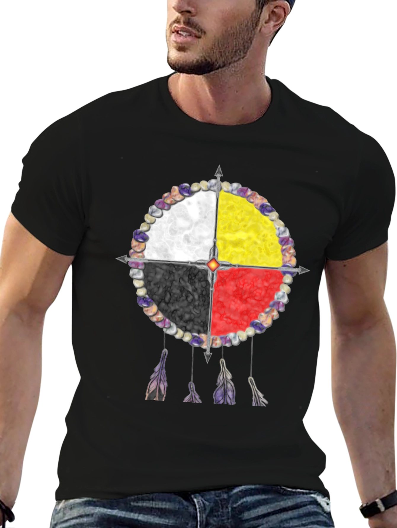 Medicine Wheel T-Shirt: Native American Wisdom