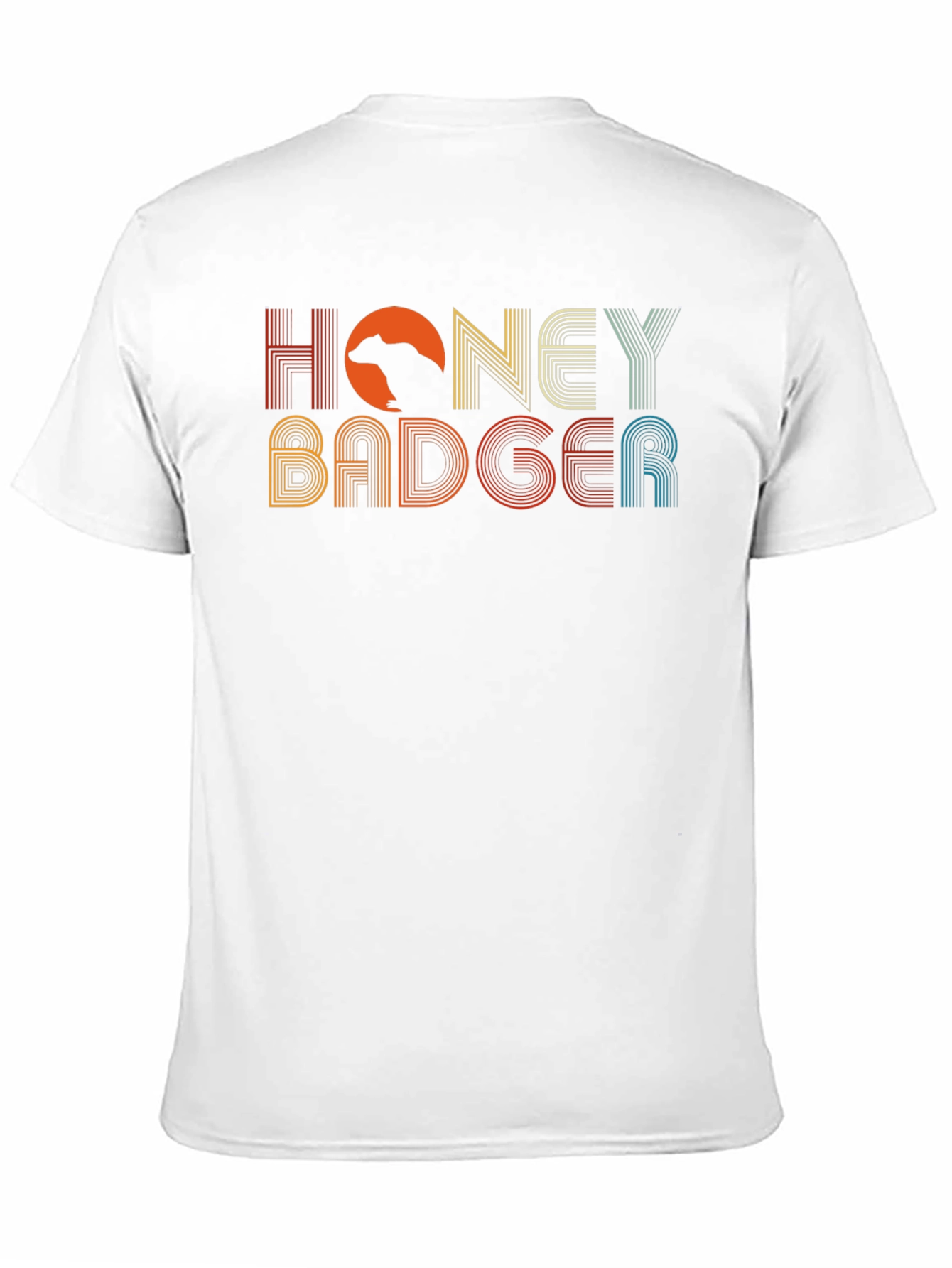 Retro Honey Badger Graphic T-Shirt