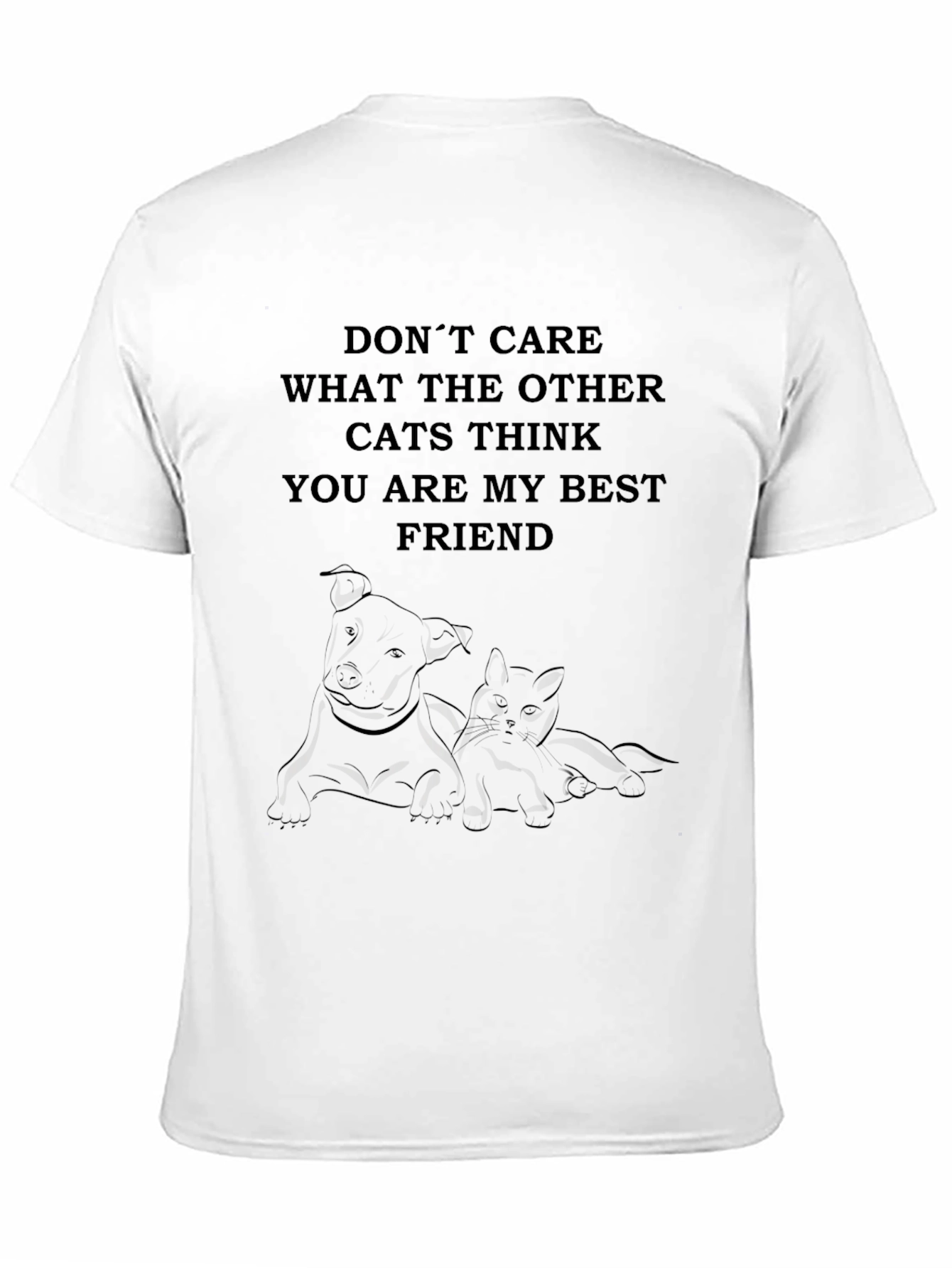 Dog and Cat Best Friend Graphic Tee