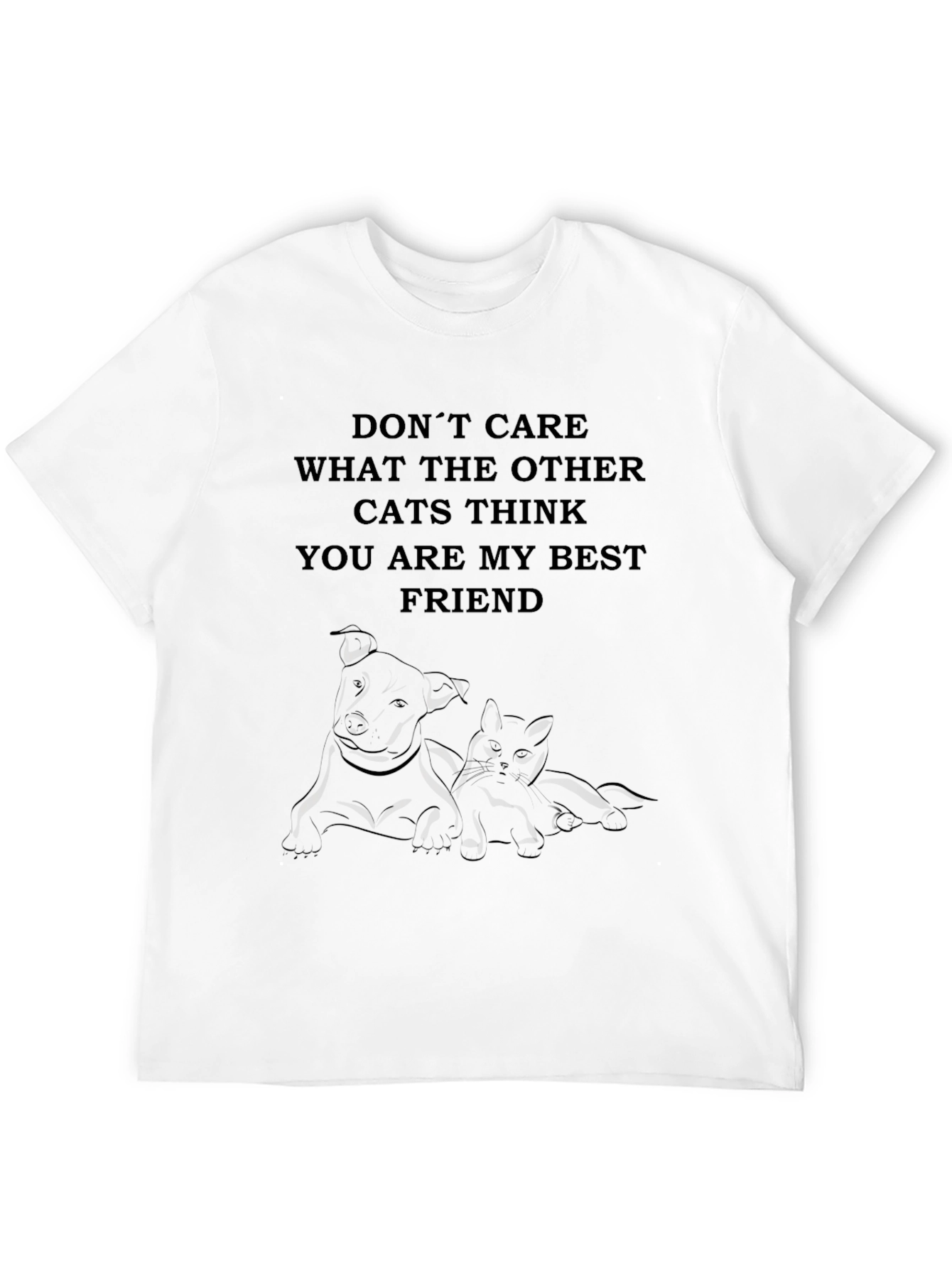 Dog and Cat Best Friend Graphic Tee
