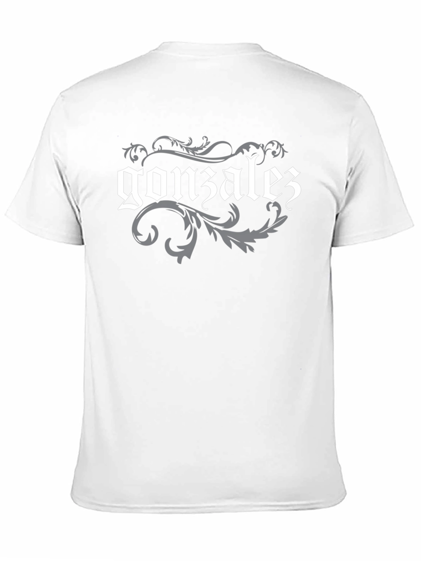Gonzalez Surname Gothic Script T-Shirt