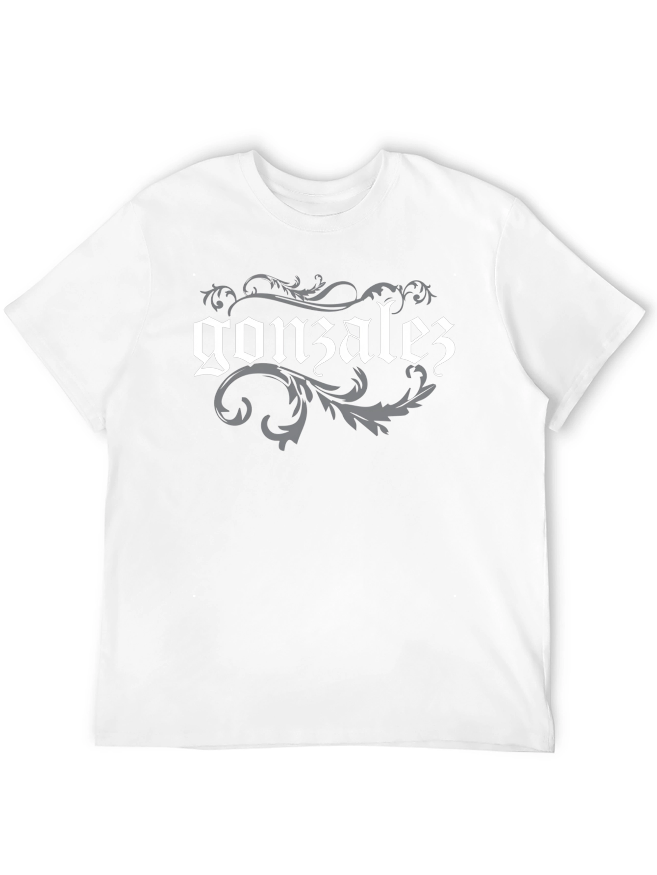 Gonzalez Surname Gothic Script T-Shirt