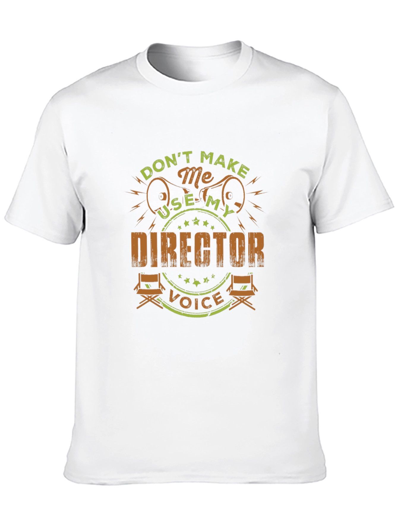 Director Voice T-Shirt - Funny Film Crew Gift