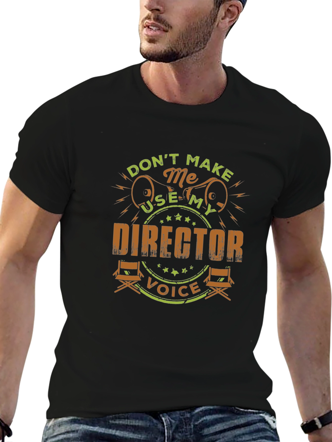 Director Voice T-Shirt - Funny Film Crew Gift