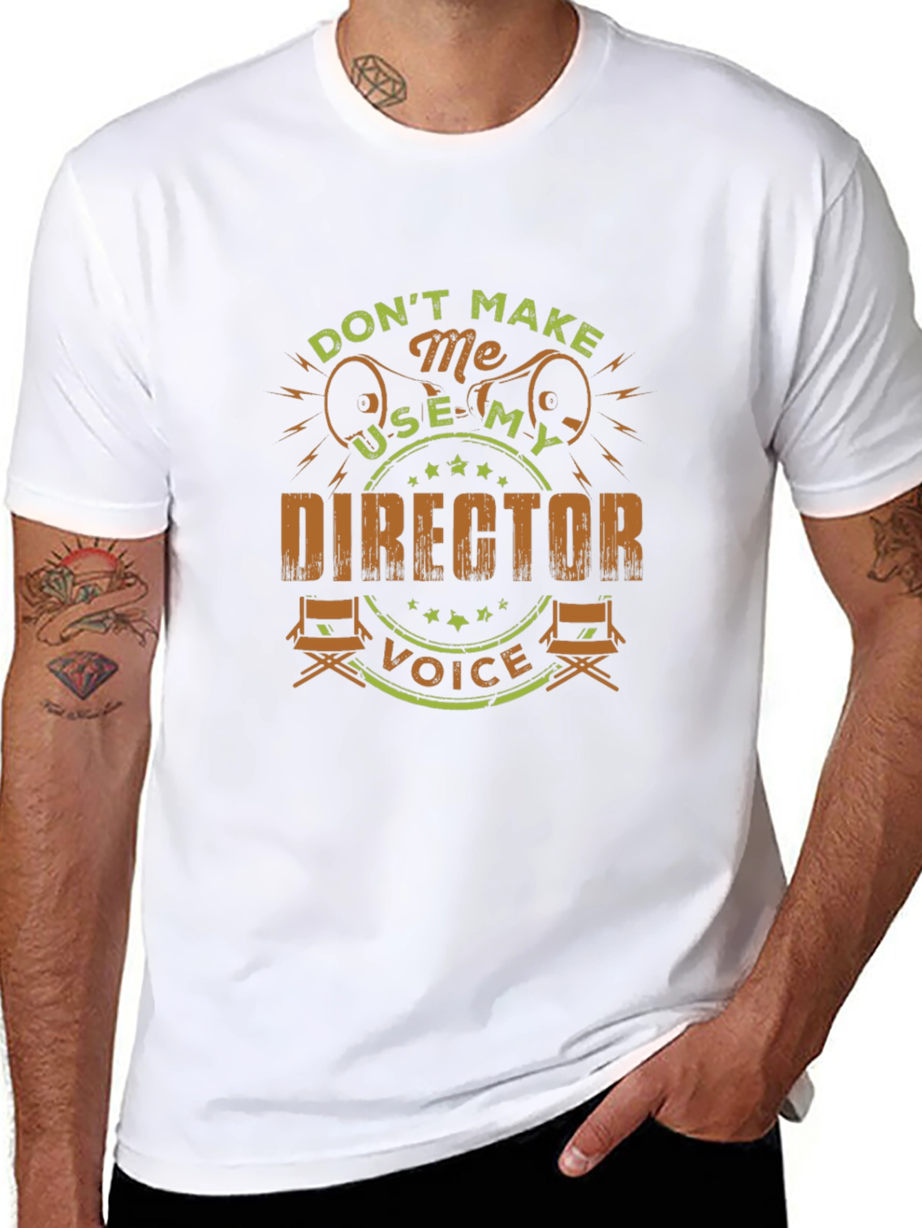 Director Voice T-Shirt - Funny Film Crew Gift