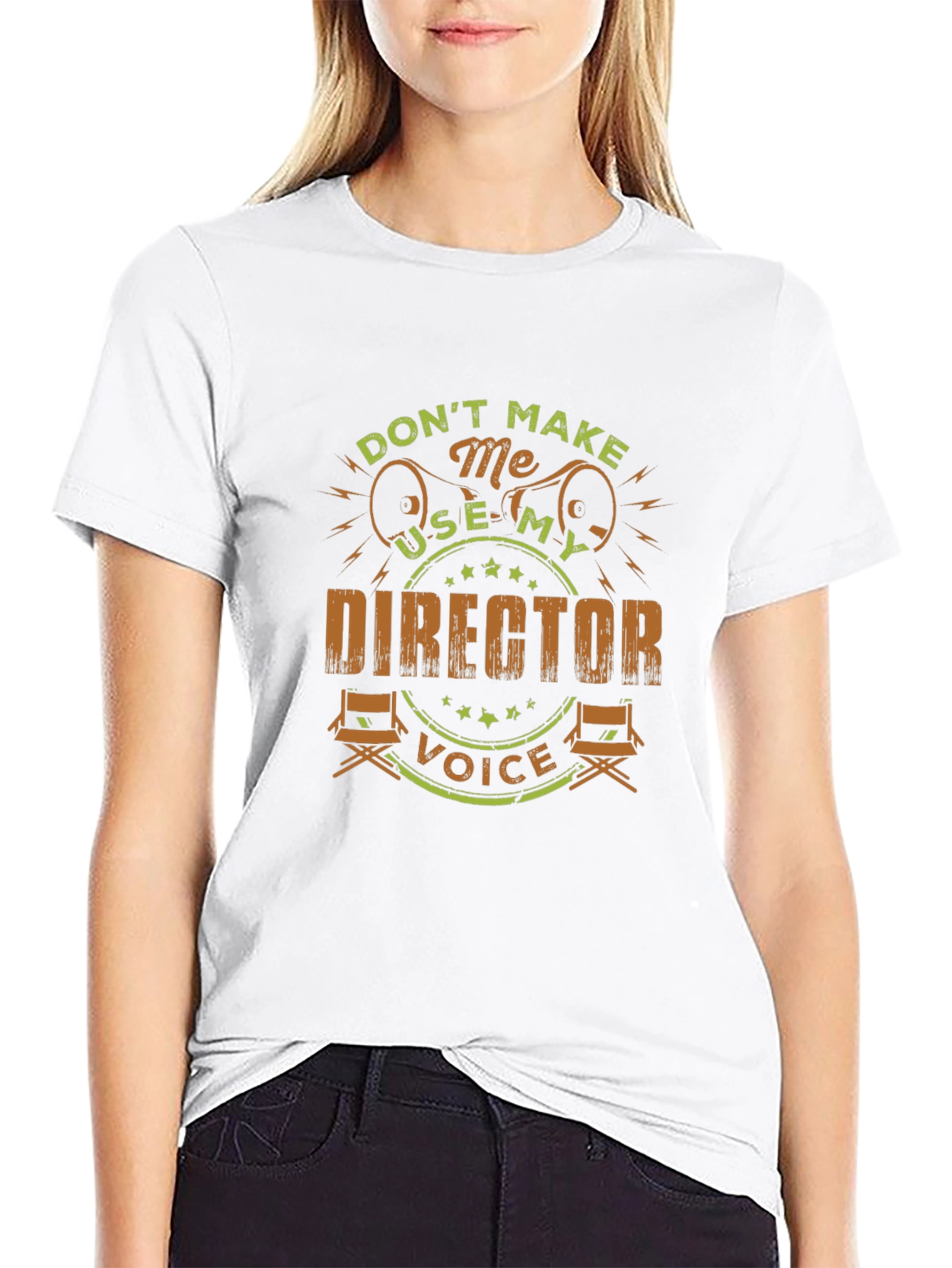 Director Voice T-Shirt - Funny Film Crew Gift