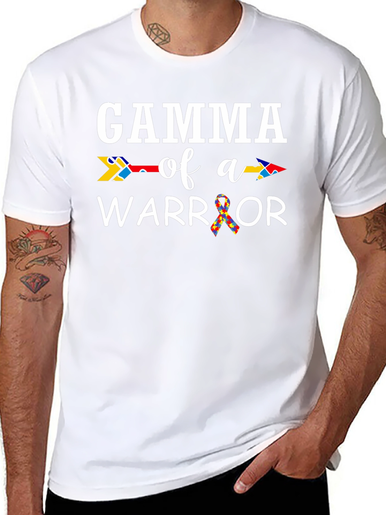 Gamma of a Warrior Autism Awareness T-Shirt