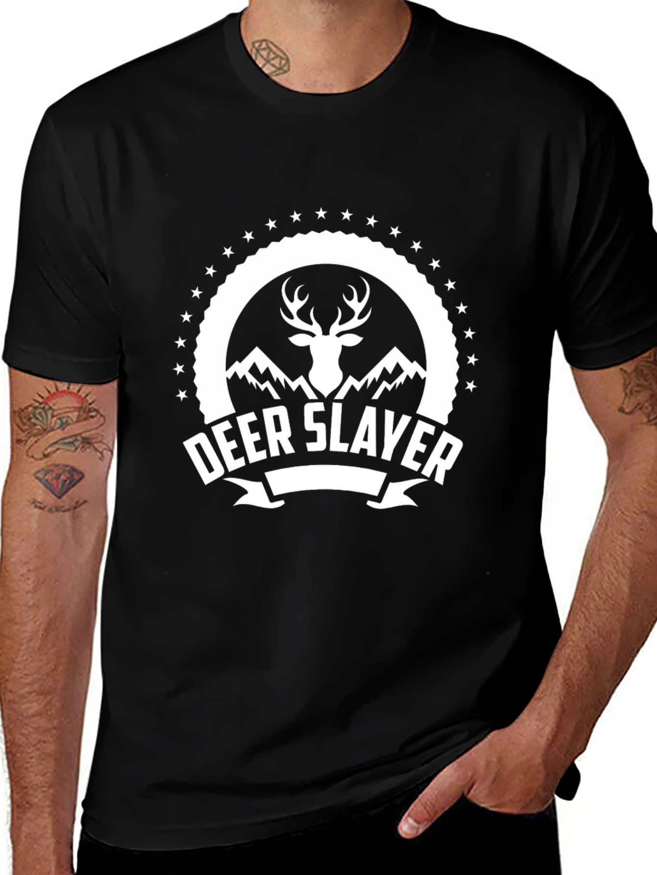 Deer Slayer Graphic Tee - Hunting T-Shirt