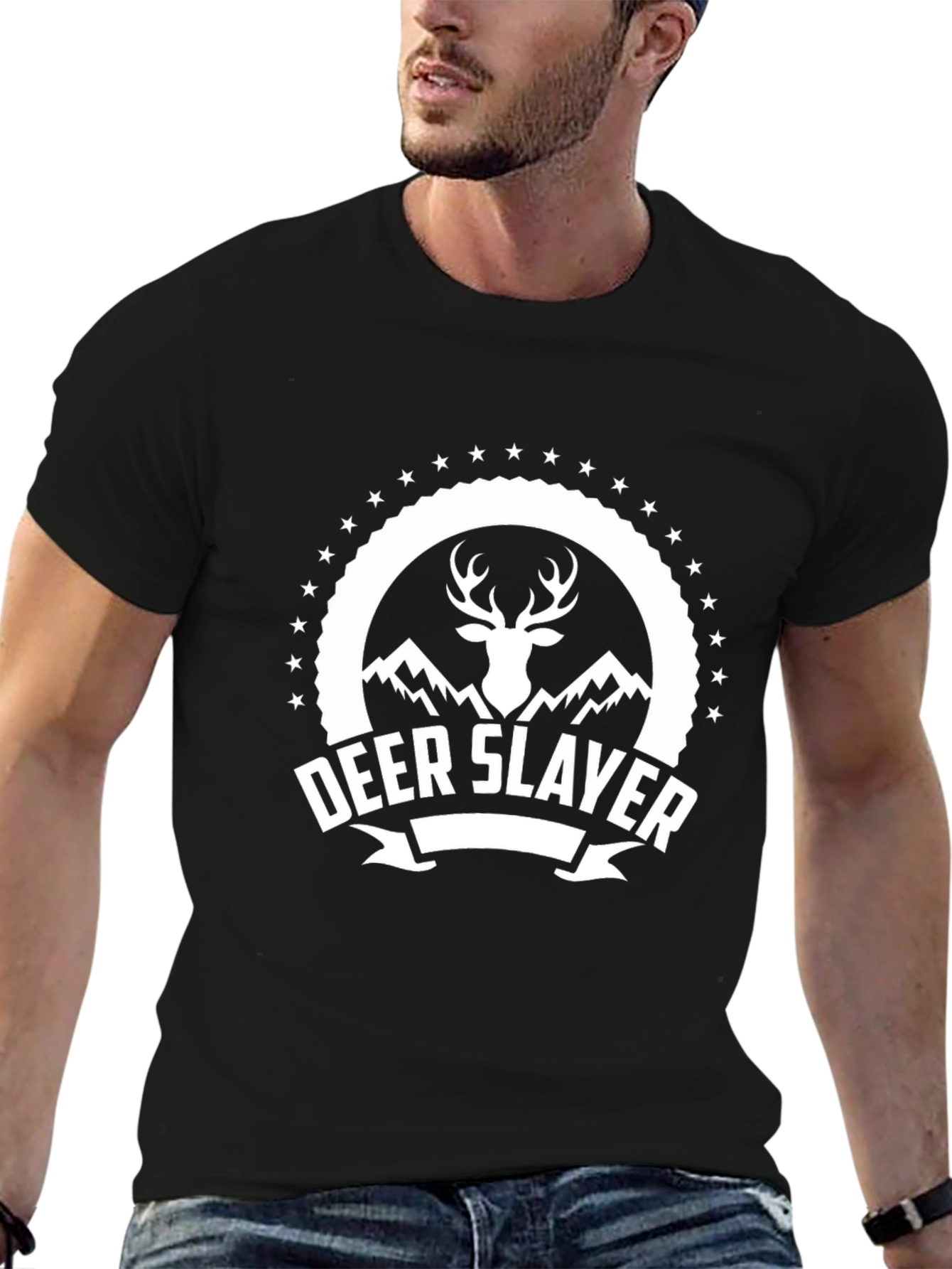 Deer Slayer Graphic Tee - Hunting T-Shirt