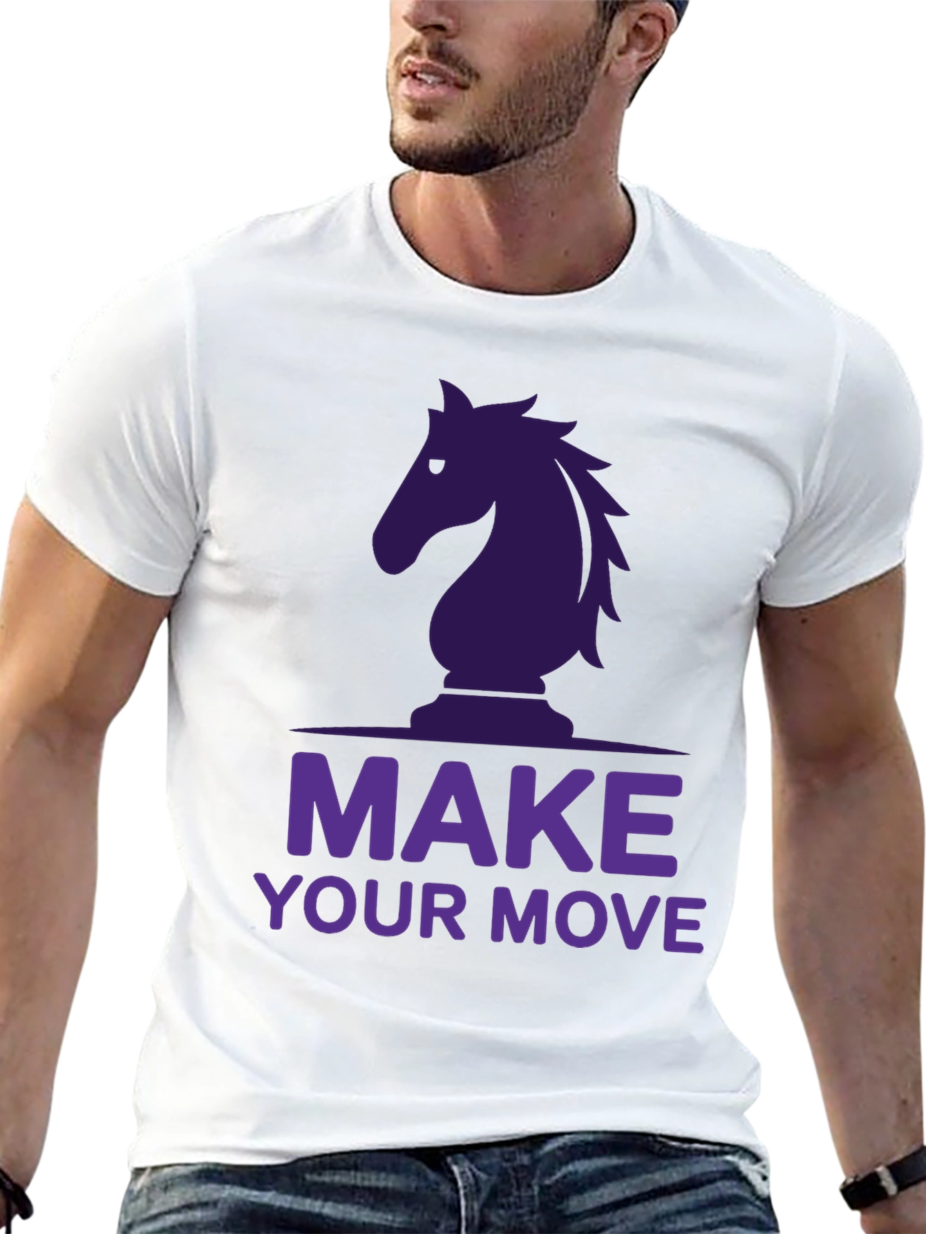 Chess Knight Graphic Tee - Make Your Move!