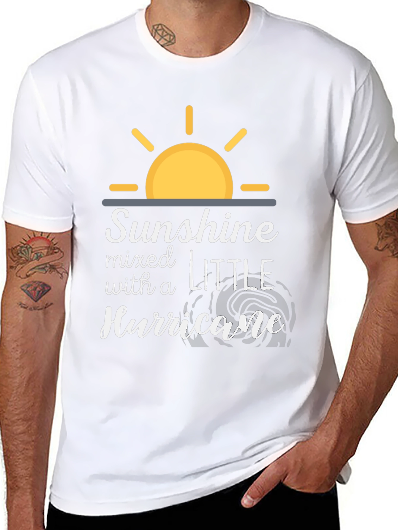 Sunshine & Hurricane Graphic T-Shirt