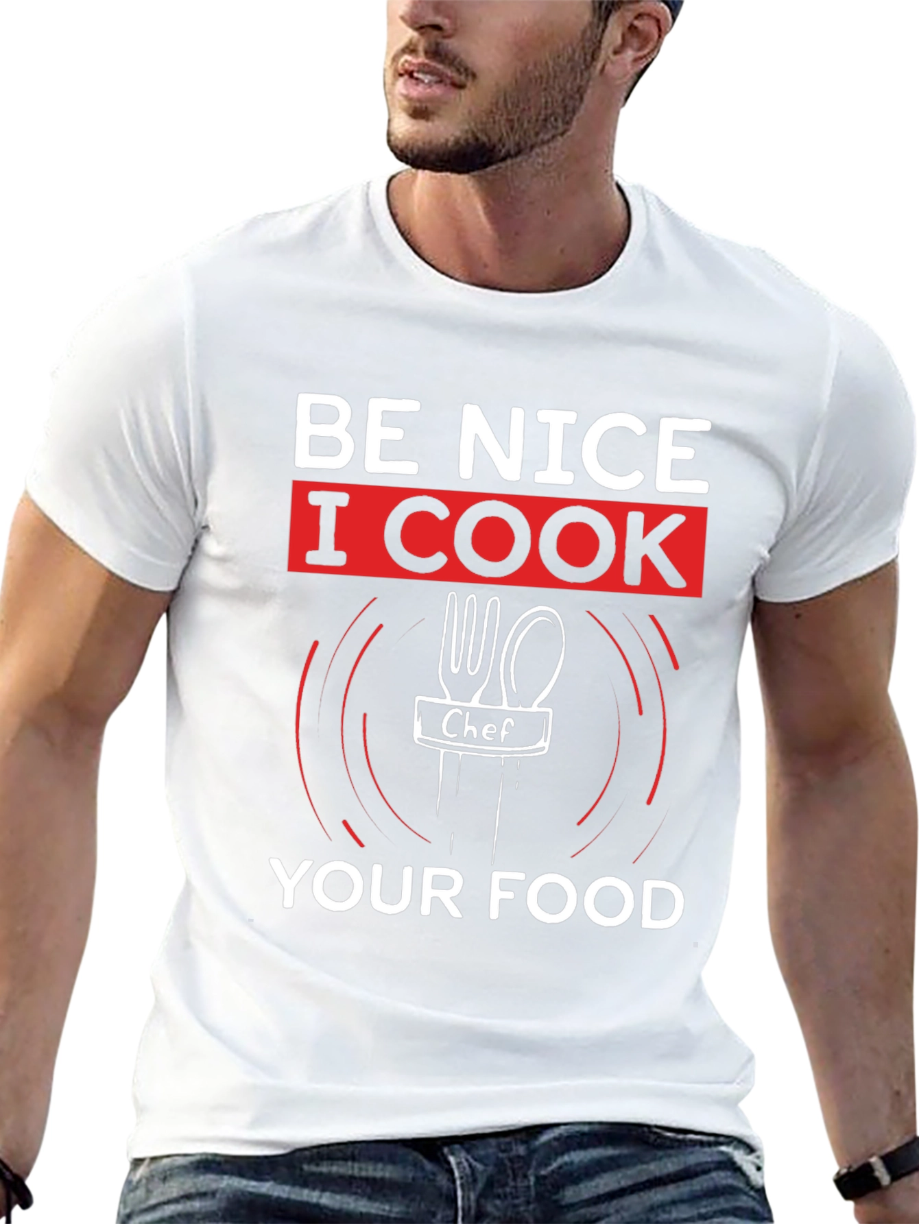 Be Nice I Cook Your Food Graphic Tee