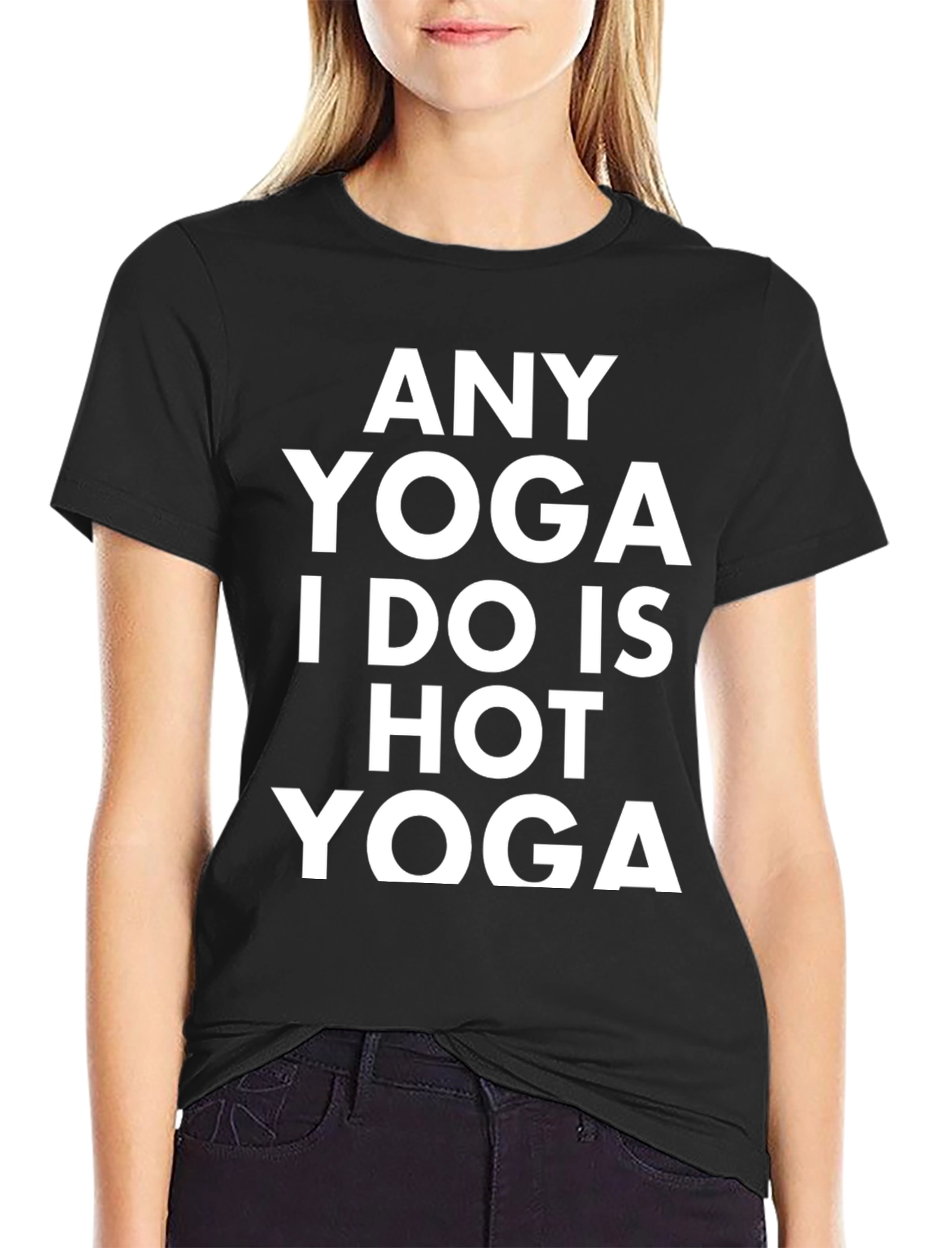 Funny Yoga Graphic Tee - Hot Yoga Design