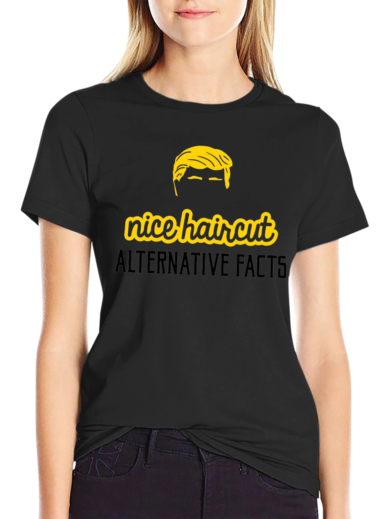 Nice Haircut Alternative Facts Graphic T-Shirt