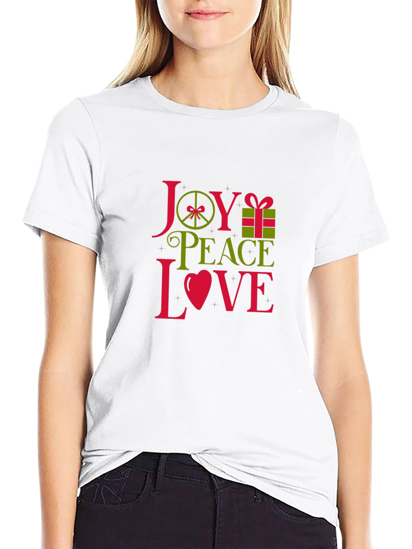 Joy Peace Love Holiday T-Shirt
