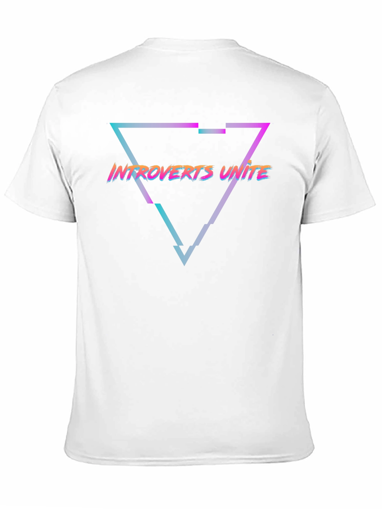 Introverts Unite Graphic Tee - Black Cotton T-Shirt