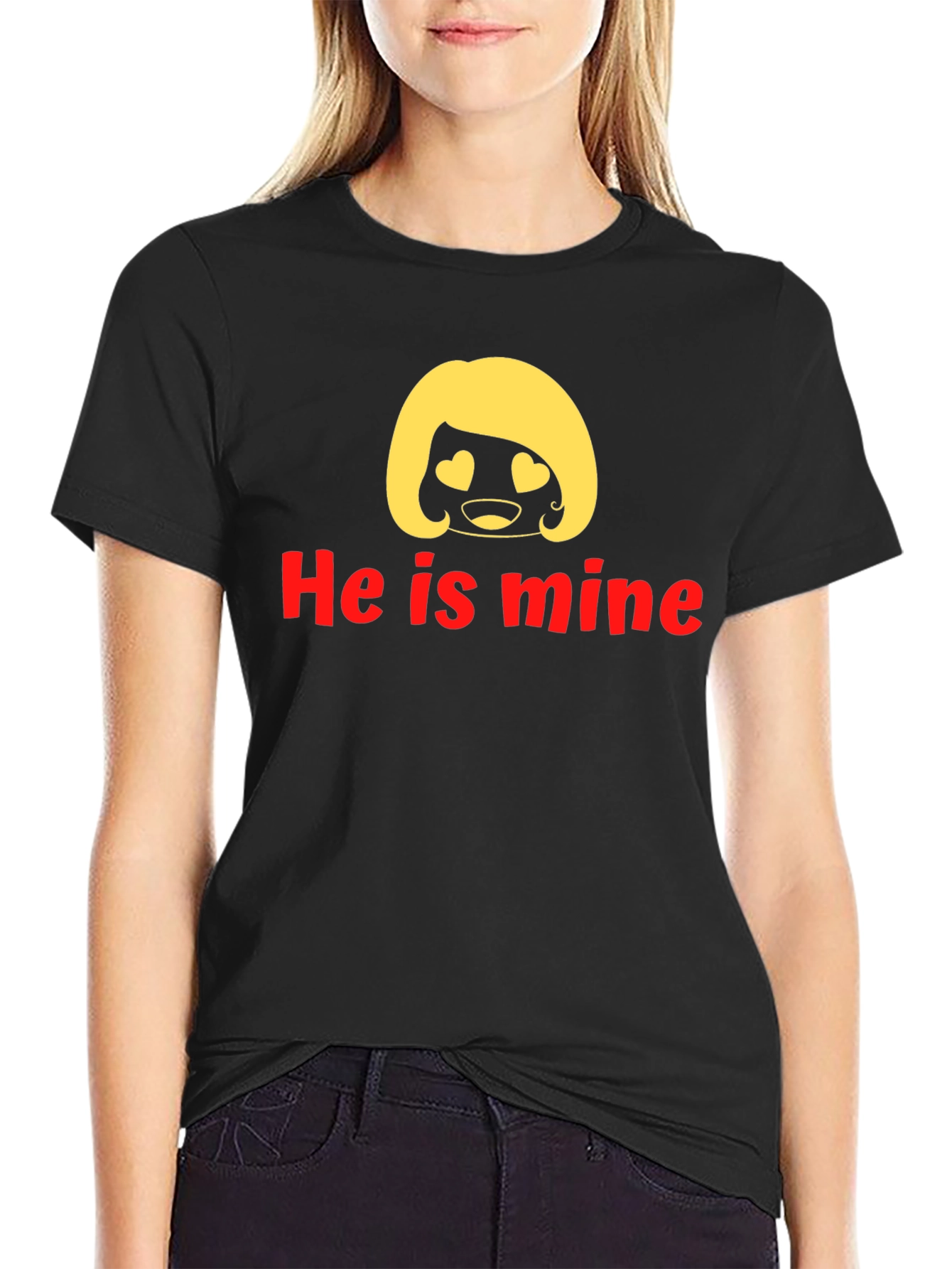 He Is Mine Funny Graphic Tee