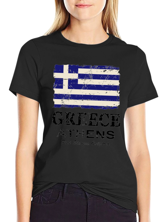 Greece Flag T-Shirt | Athens Souvenir Tee