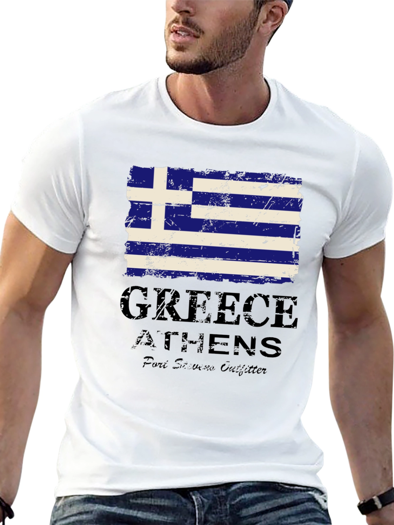 Greece Flag T-Shirt | Athens Souvenir Tee