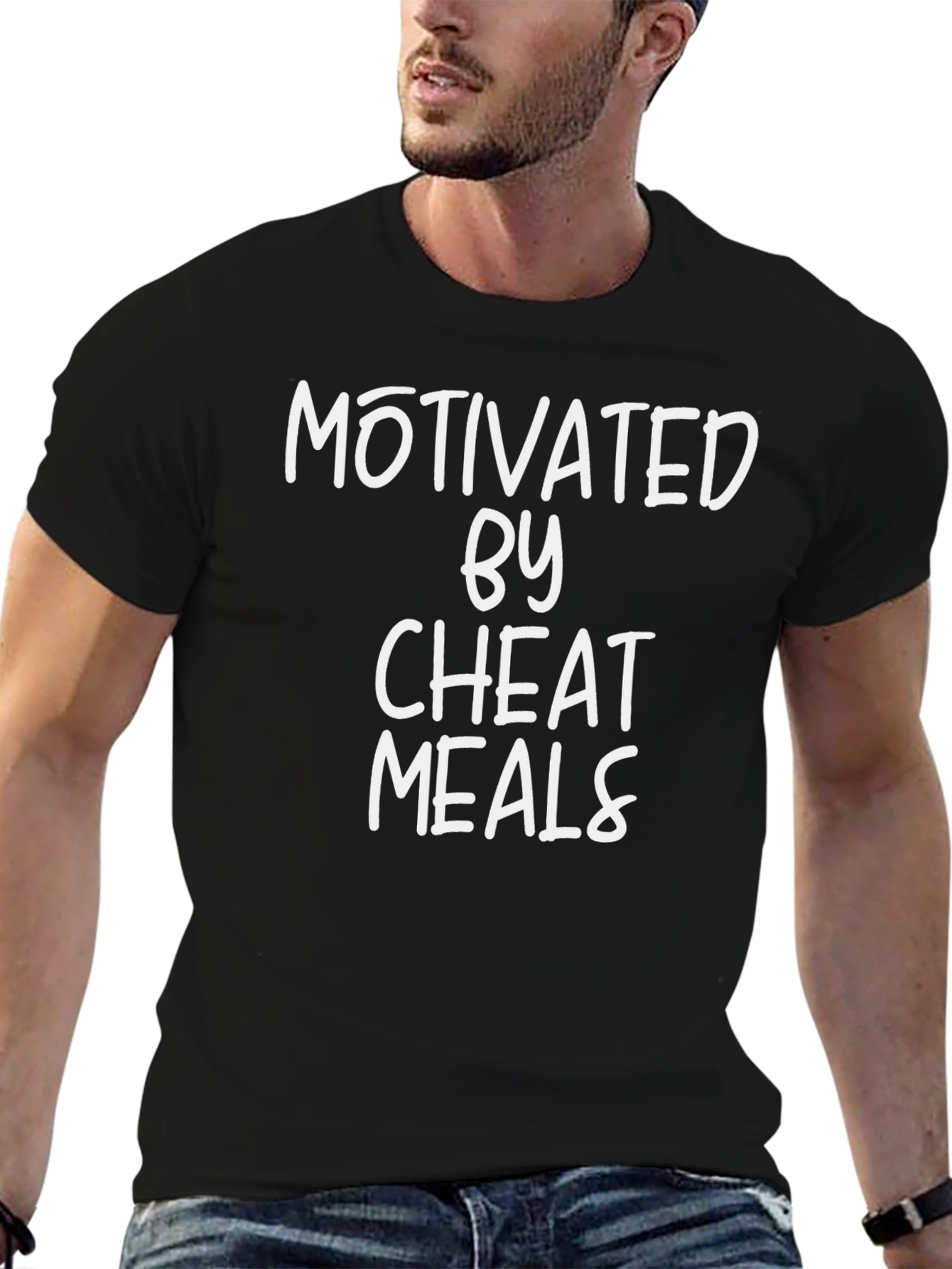 Motivated by Cheat Meals Funny T-Shirt