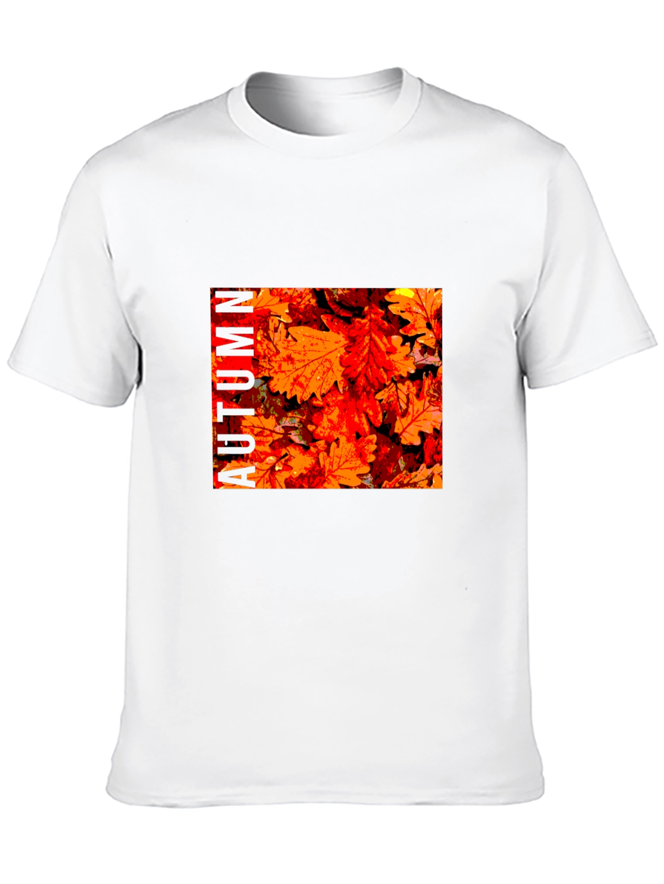 Autumn Leaves Graphic Print T-Shirt
