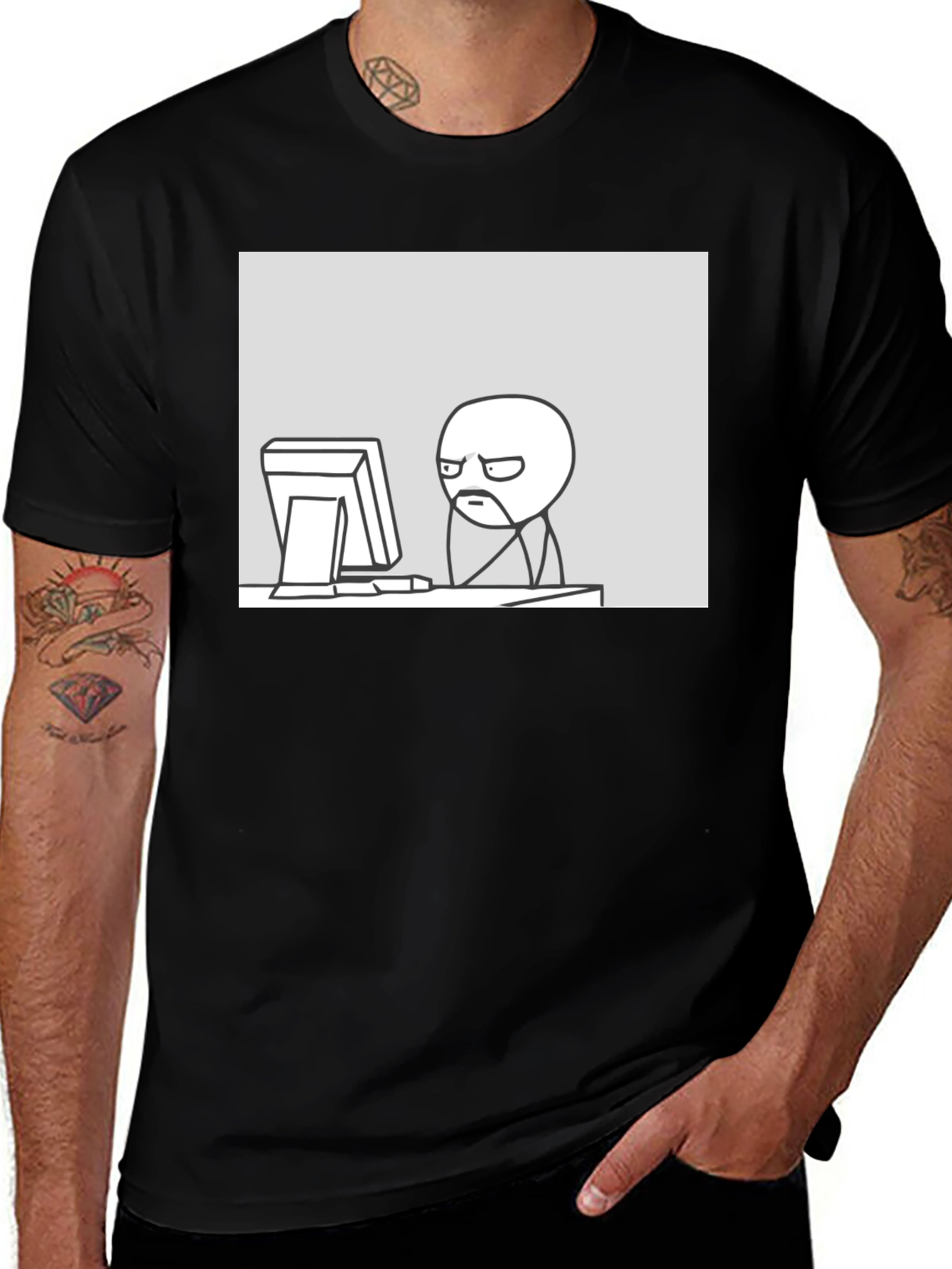 Problem Solved Black T-Shirt