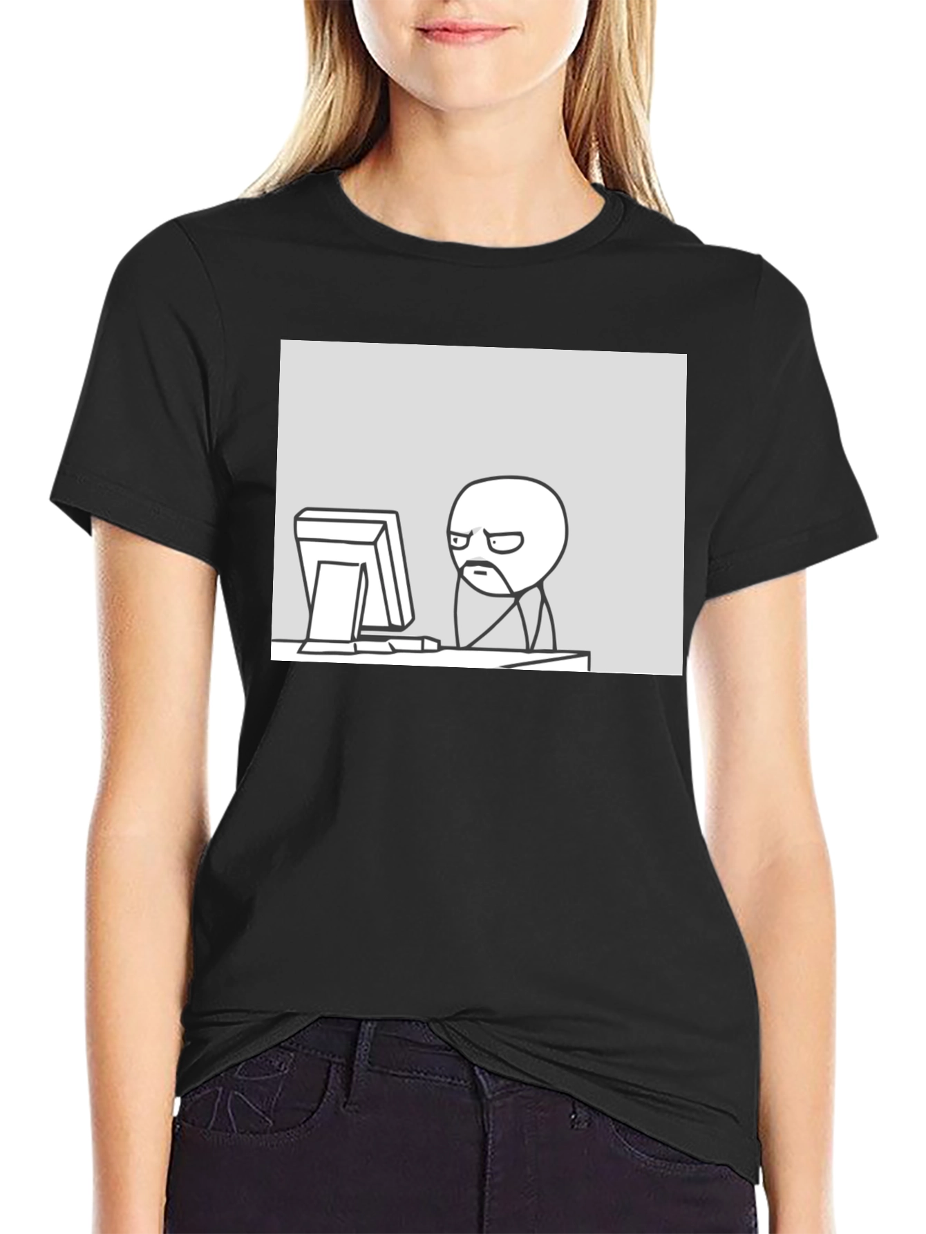 Problem Solved Black T-Shirt