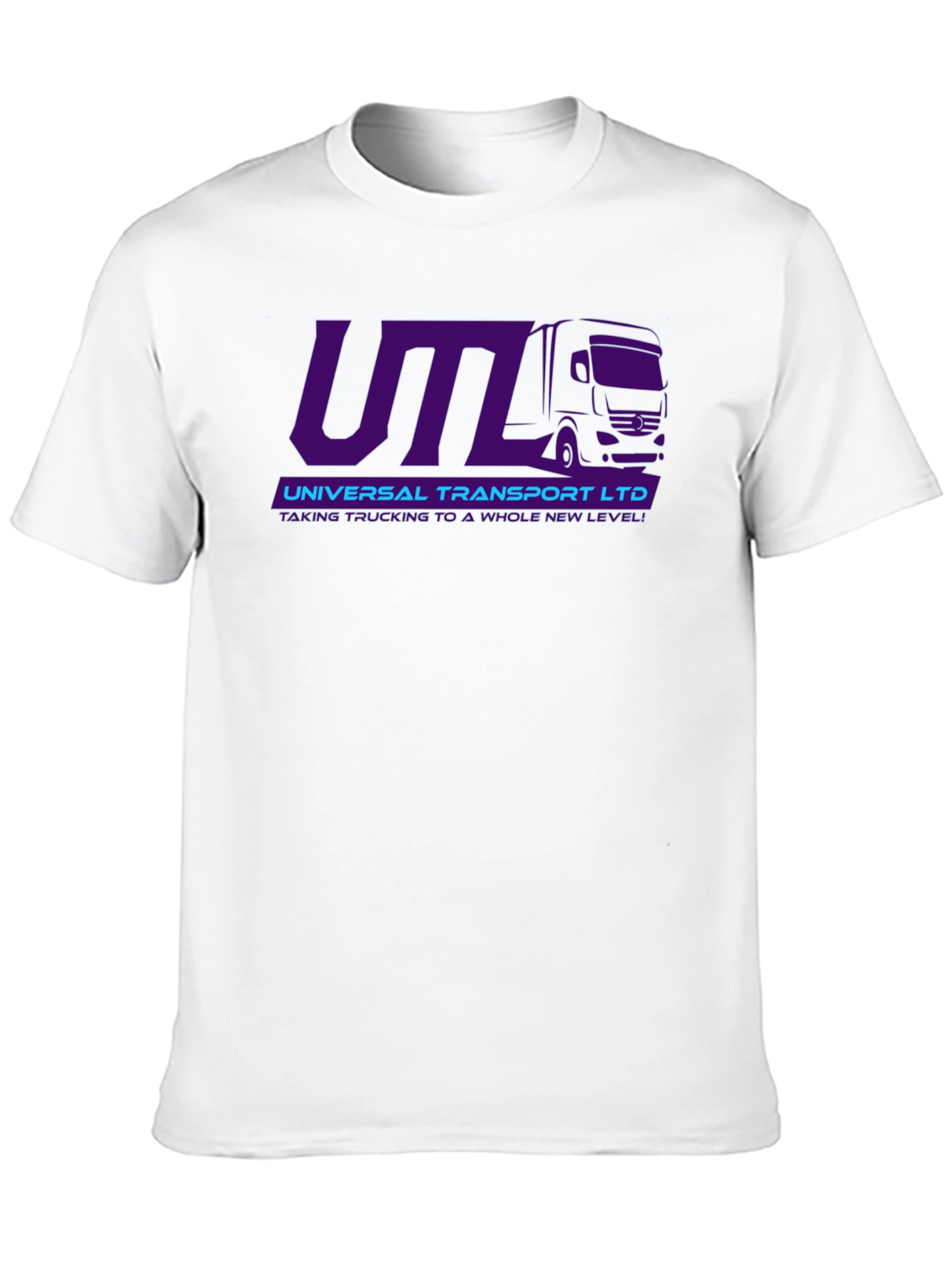 UTL Universal Transport Ltd. Black Graphic T-Shirt