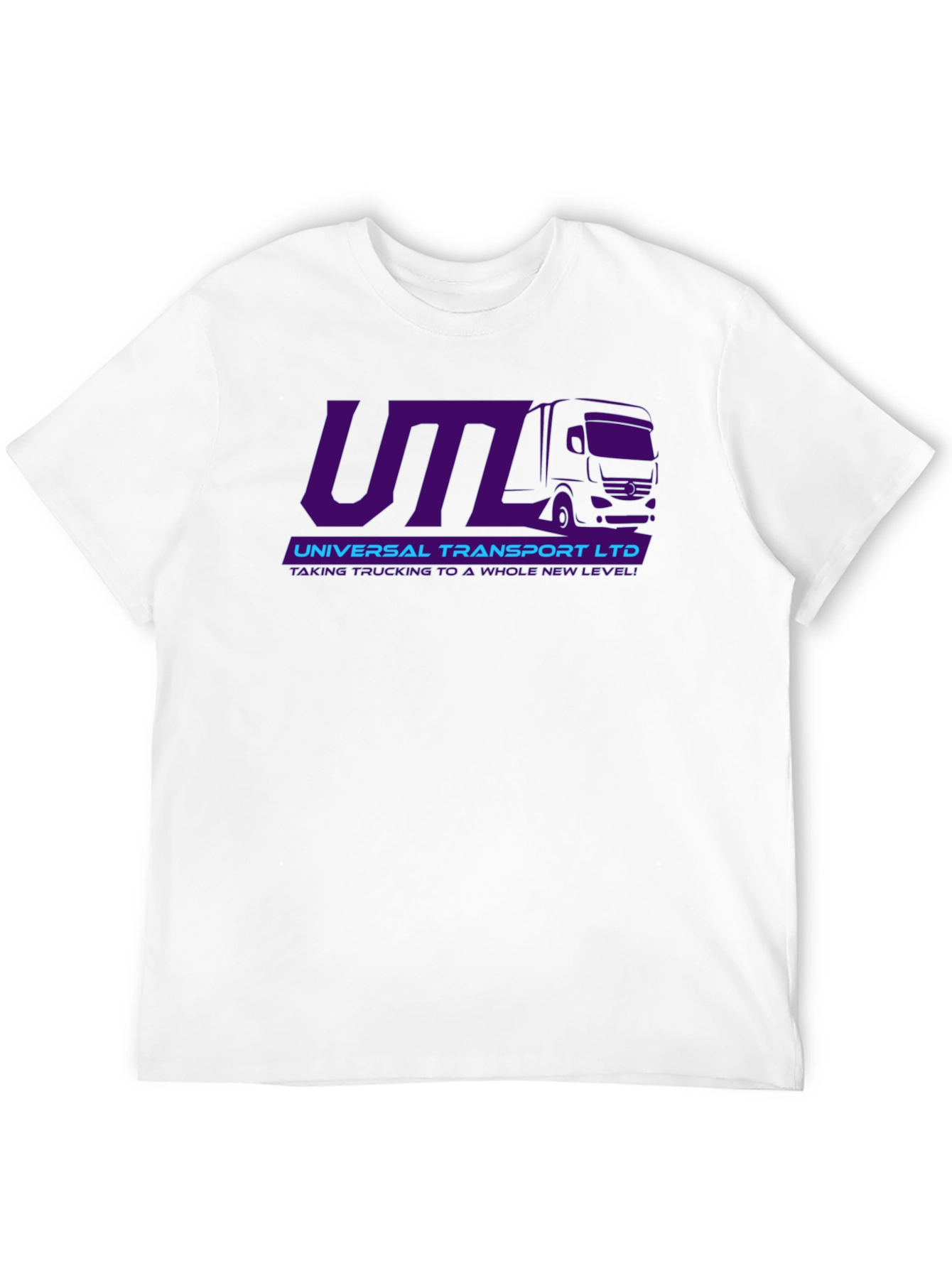 UTL Universal Transport Ltd. Black Graphic T-Shirt