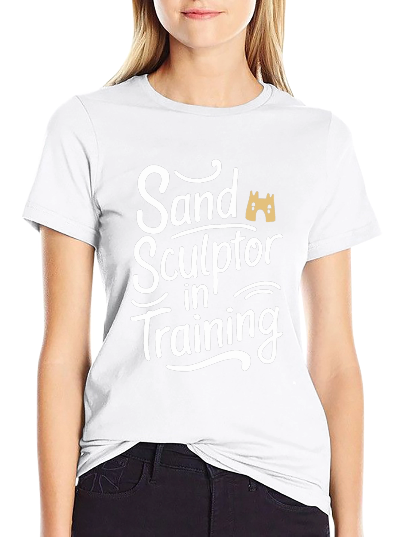 Sand Sculptor in Training Black T-Shirt
