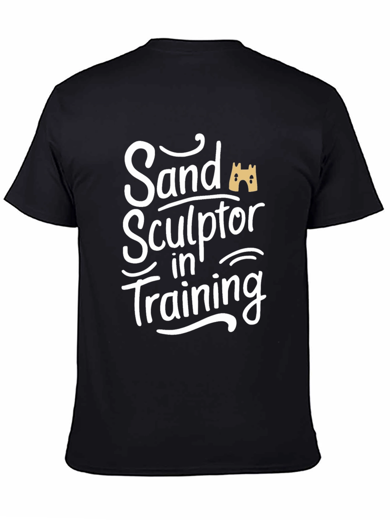 Sand Sculptor in Training Black T-Shirt