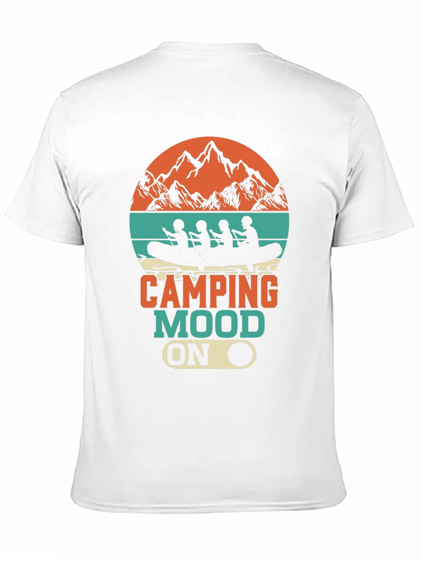 Camping Mood On T-Shirt - Adventure Awaits!