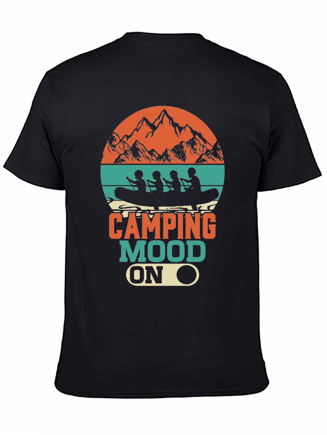 Camping Mood On T-Shirt - Adventure Awaits!