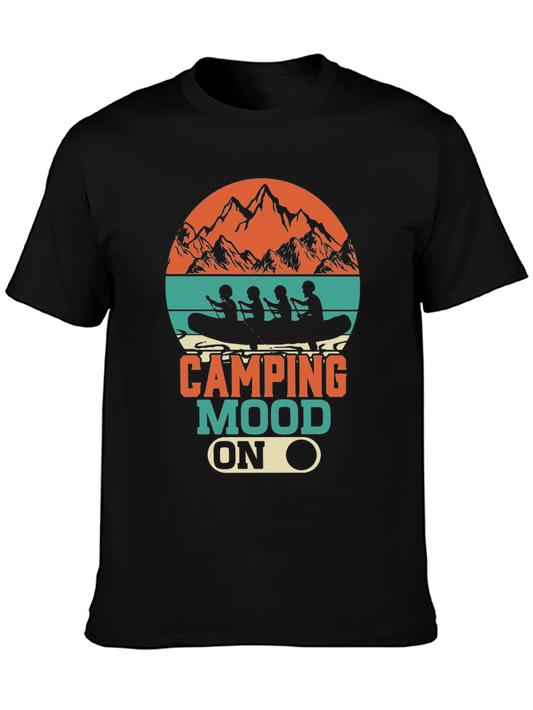 Camping Mood On T-Shirt - Adventure Awaits!
