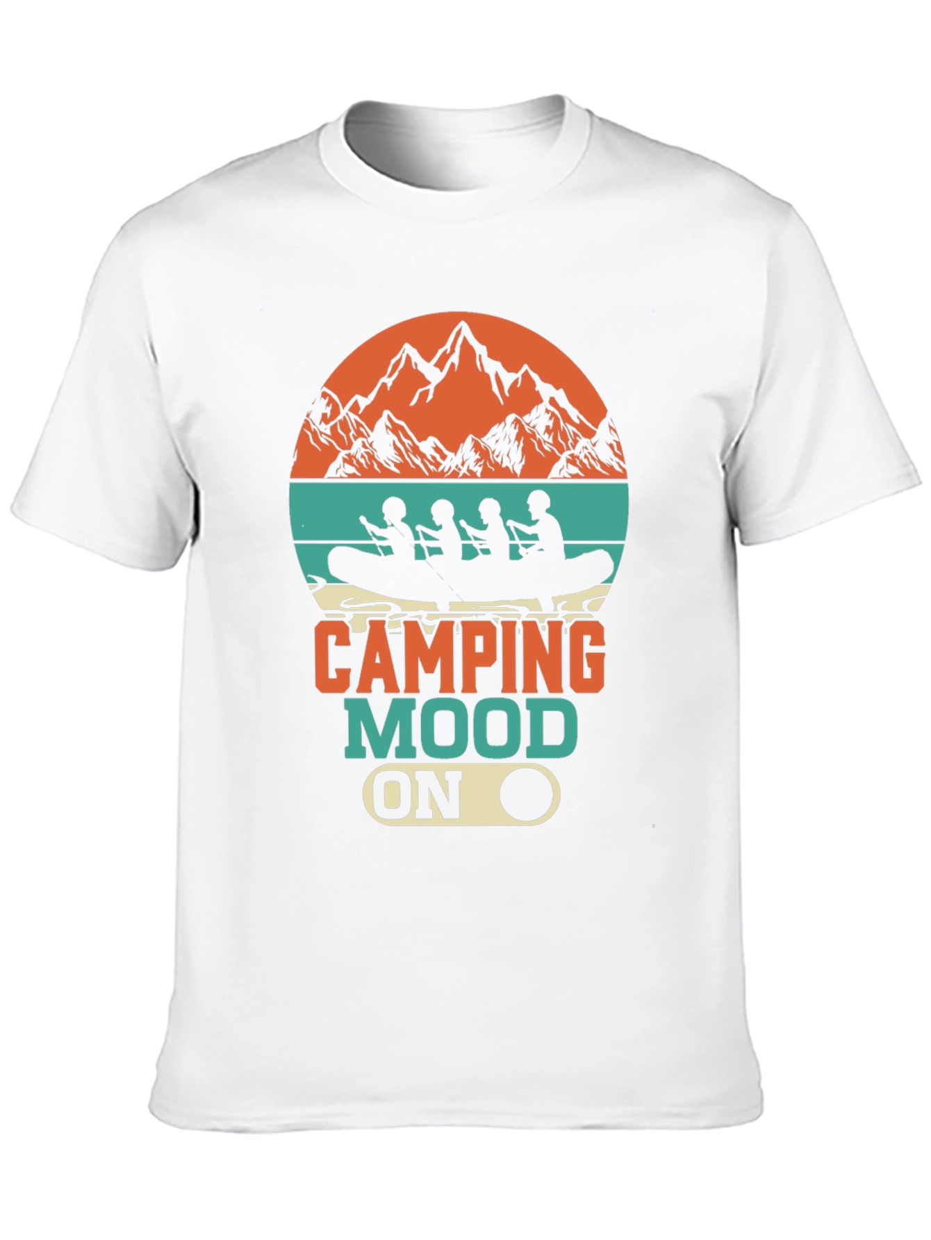Camping Mood On T-Shirt - Adventure Awaits!
