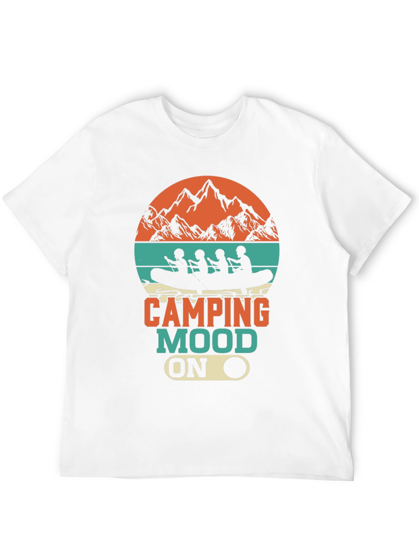 Camping Mood On T-Shirt - Adventure Awaits!