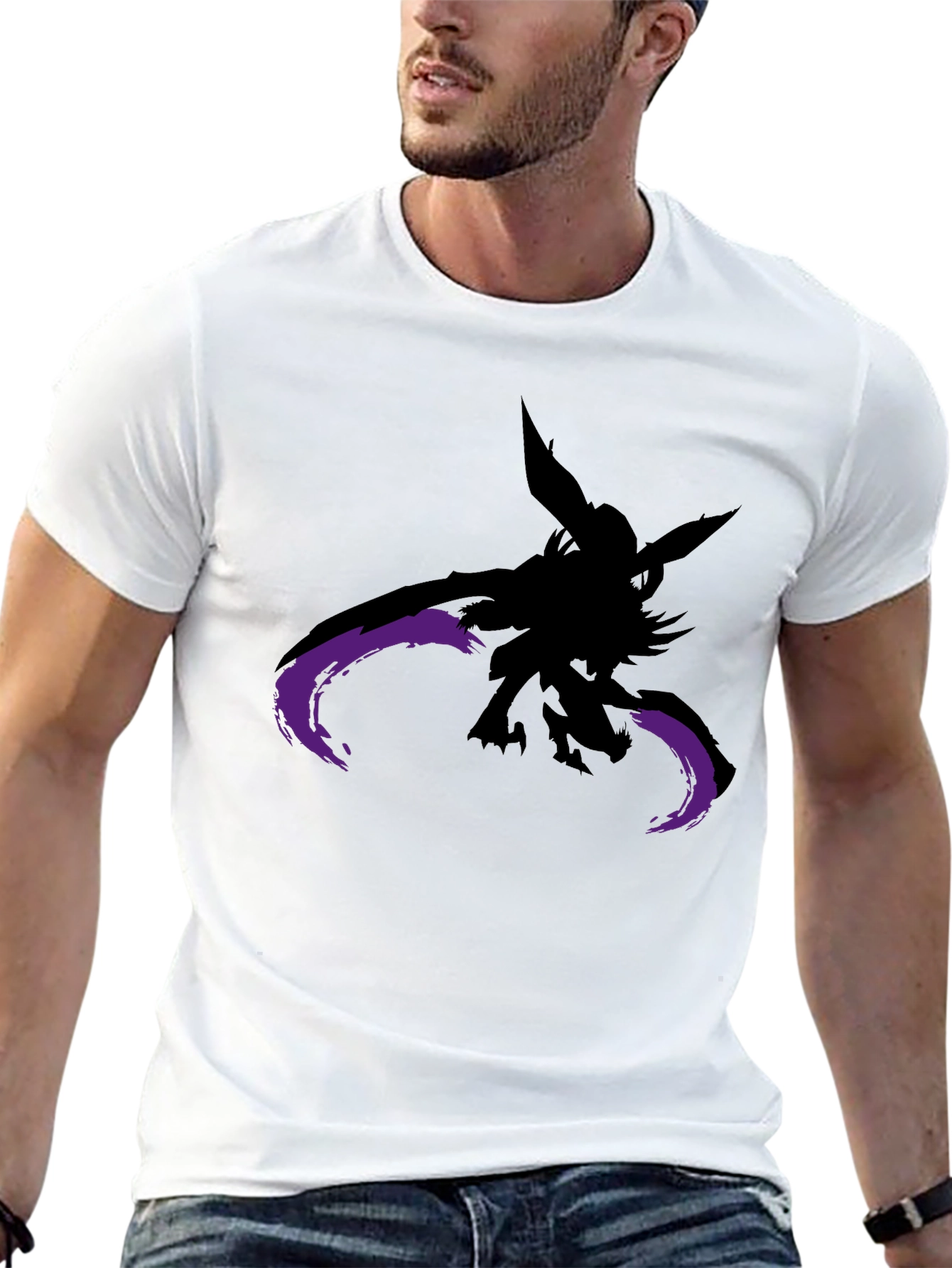 Shadow Creature Graphic Black T-Shirt