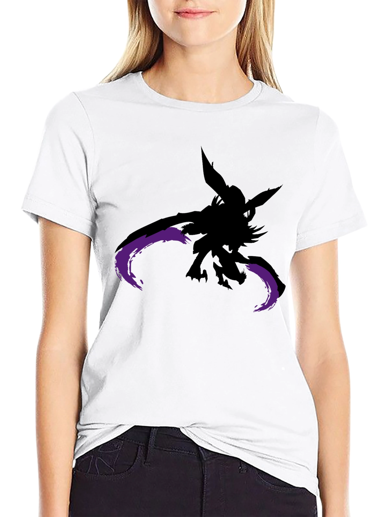 Shadow Creature Graphic Black T-Shirt