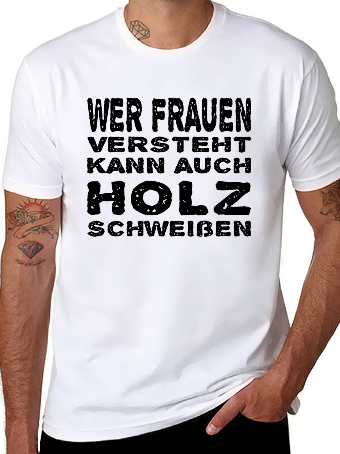 Wer Frauen Versteht T-Shirt - Funny German Slogan Tee