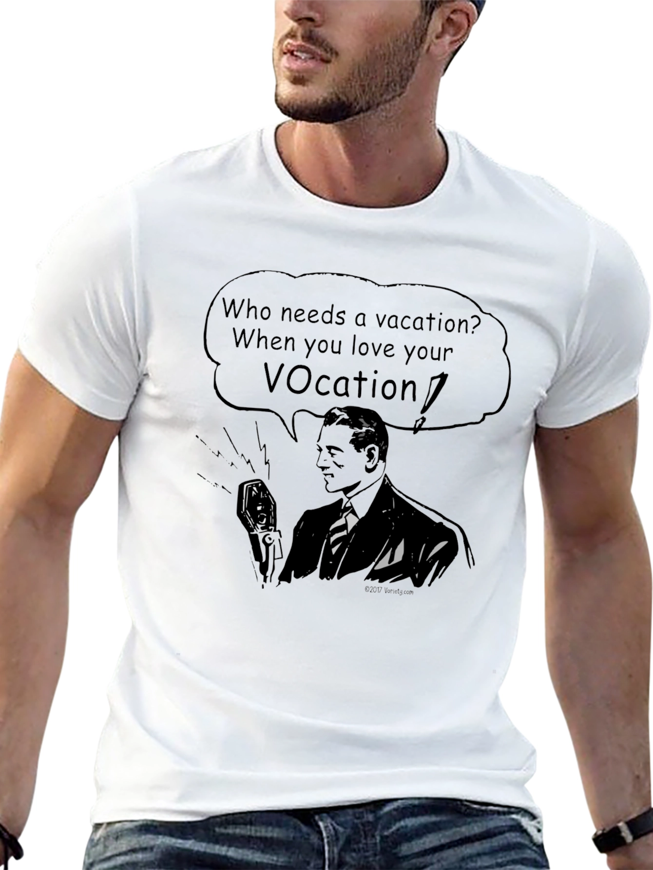 Who Needs a Vacation? Black Graphic Tee