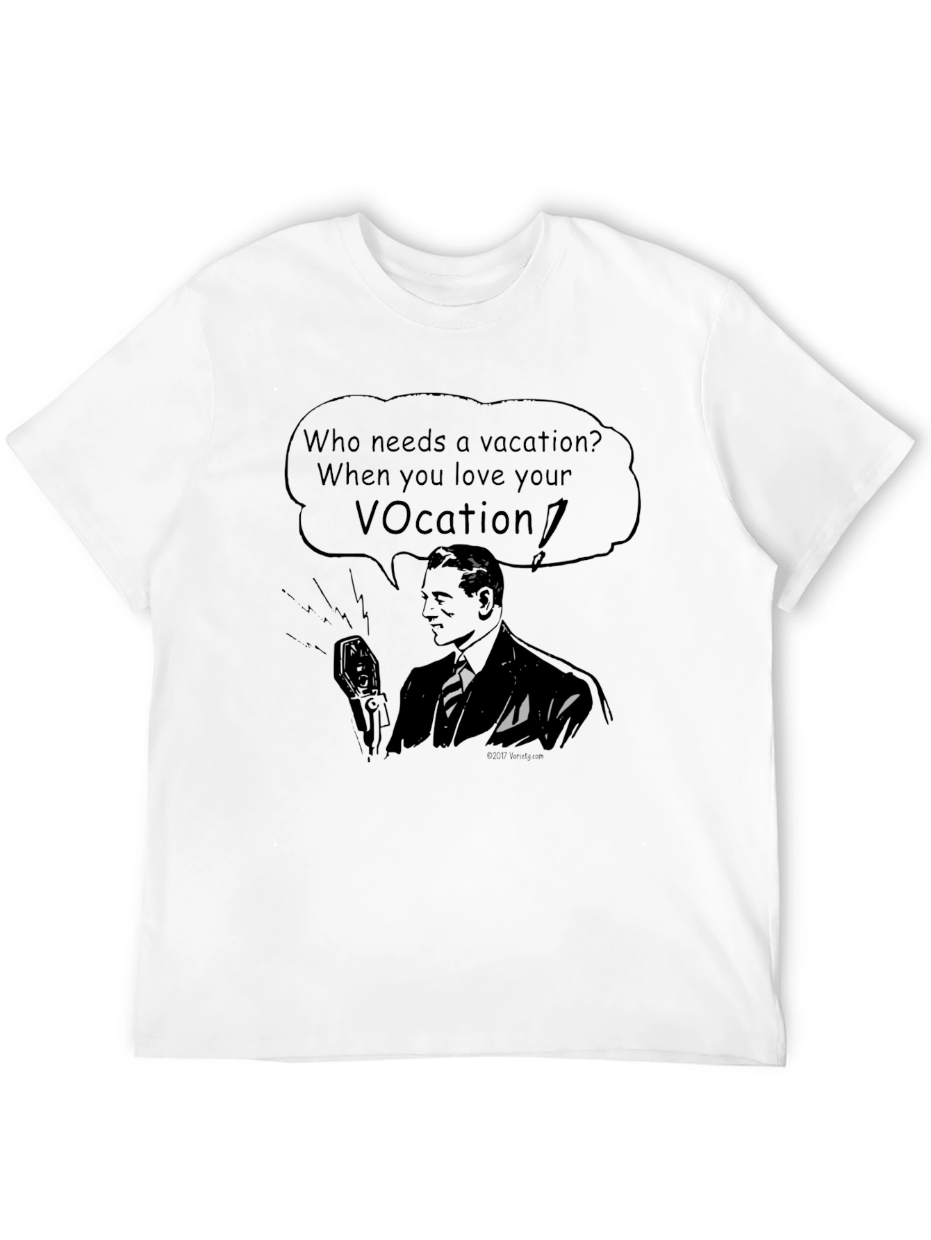 Who Needs a Vacation? Black Graphic Tee