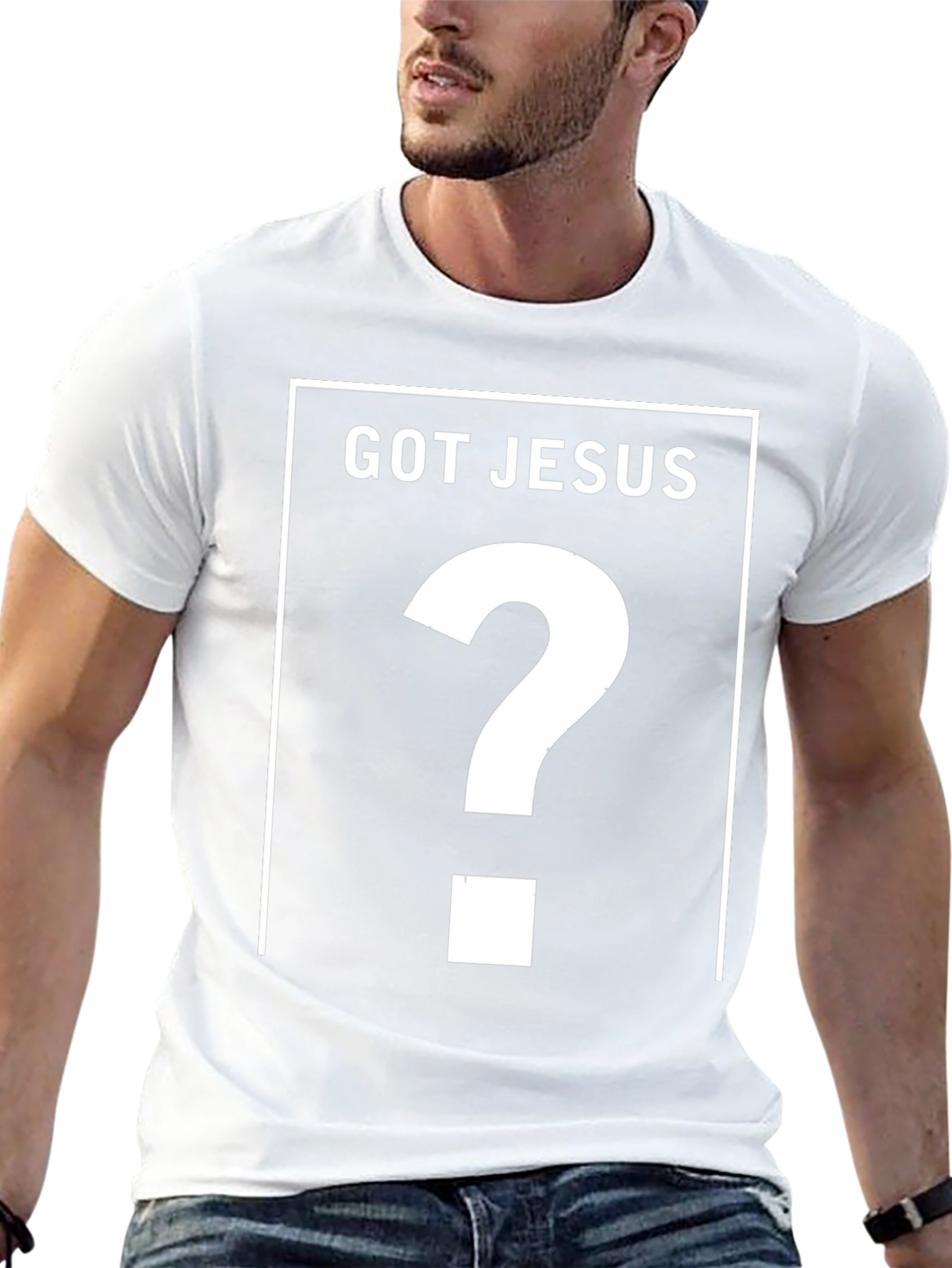 Got Jesus? Black Graphic T-Shirt